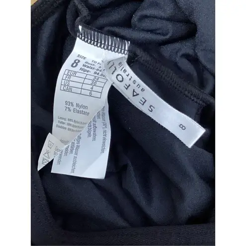 Seafolly New. belted one piece. US Size 8. Retails $149