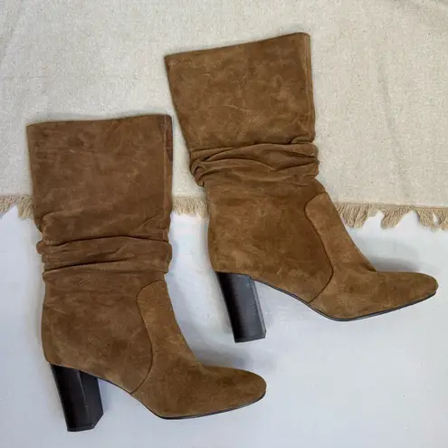 Johnston & Murphy Women's Charlotte Slouch Bootie Brown Suede Size 8M - Image 9