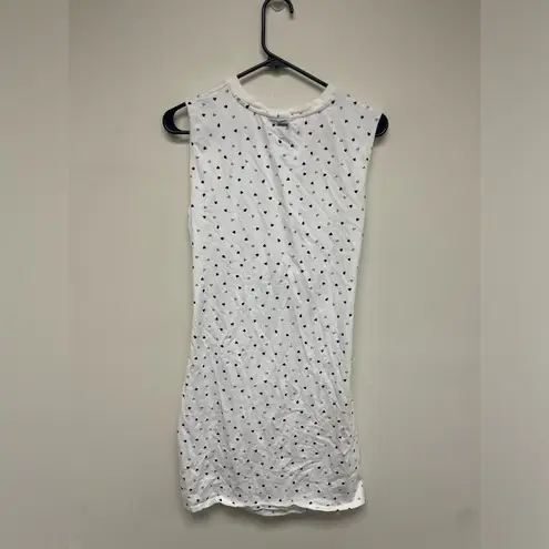 Volcom  Women's White Last Drink Cutout Pullover Tie Waist Minidress Size L - Image 6