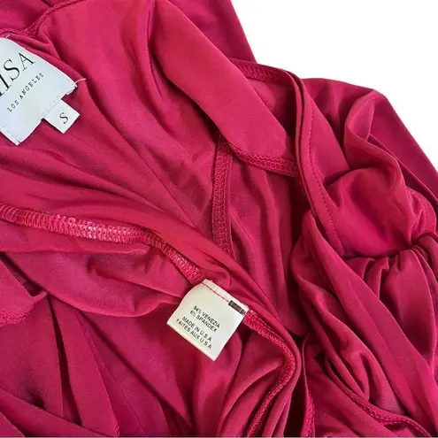 MISA Los Angeles Xenia Top in Fuchsia