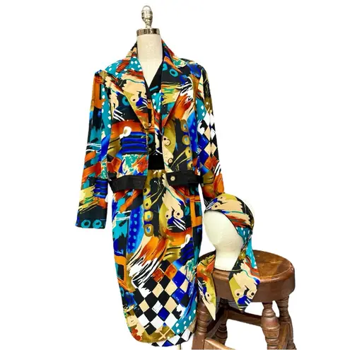 Vintage Nebula Sportswear Abstract Print 4