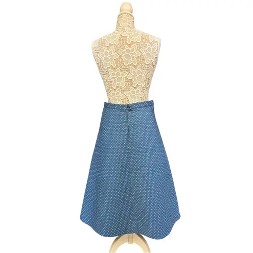 Vintage 70s Blue Quilted A