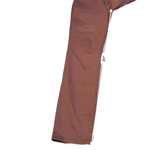 prAna Kayla High Rise Skinny Jeans Size 4 Red Brown Stretch Casual Travel