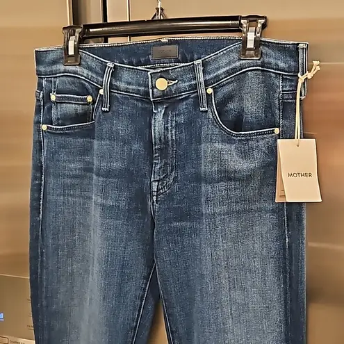 💕MOTHER💕 The Down Low Weekender Heel Jeans ~ High Tide 31 NWT Blue