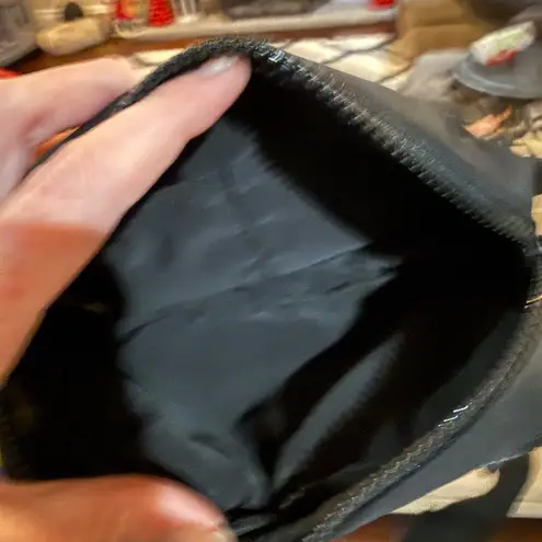 WILO The Label Black Nylon Belt Bag Fanny Pack Adjustable Strap Zip Pouch