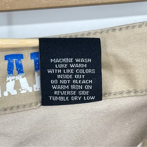 VIP Cargo Wide Leg Khaki Pants Women's Size 9 High Waisted Stretchy Tan