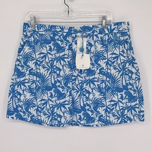 Tori Richard Jungle Patricia Skirt Blue & White Women’s Size 10 New with tags!