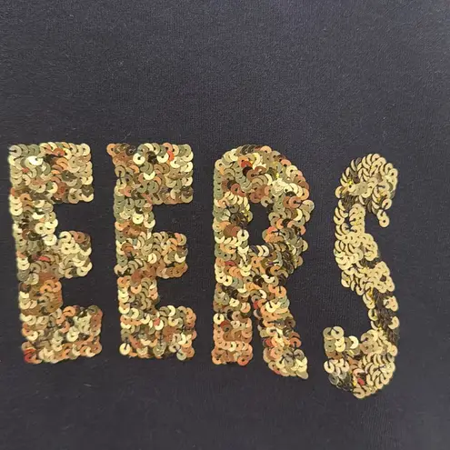 1901 Gold Sequin CHEERS Crewneck | Size Small