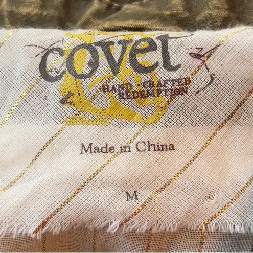 Coveted Clothing Covet Hand-Crafted Redemption Size Medium Short Cropped Jacket with a Be…