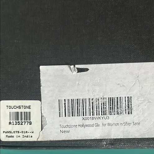 Touchstone Bollywood Bridal Prom Glam Rhinestone Necklace Earrings Mangtika Set Silver