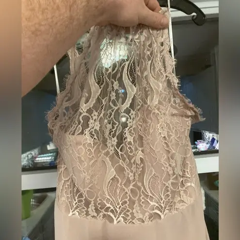 Hayley Paige Occasions Hayley Paige Style 5861-MN Lace Top Special Occasion Wedding Gown Blush