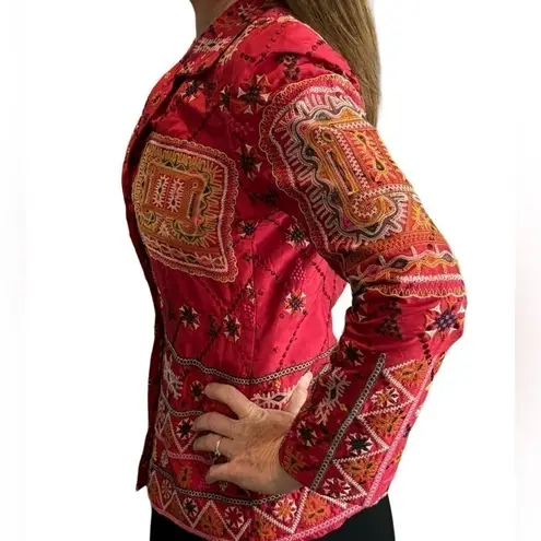 Johnny Was Biya Mandela silk jacket NWT