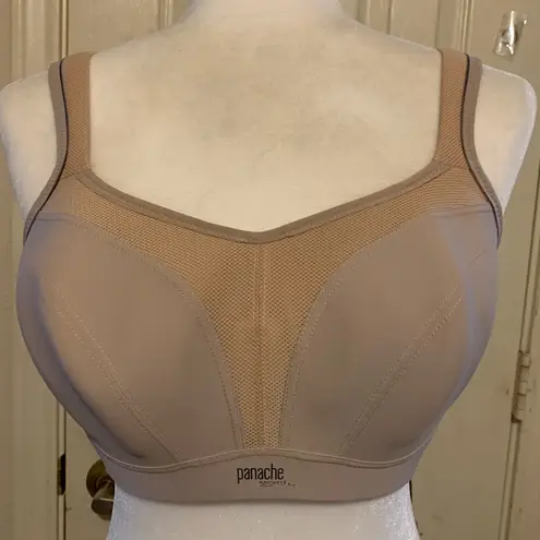 Bare Necessities Panache Beige Sports Bra Size 34E. 2545 Tan