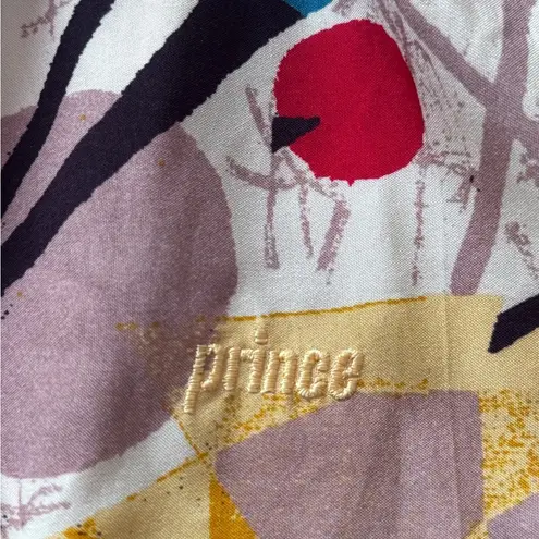 Vintage 90s Prince Abstract Pleated Tennis Skirt Size 14 Multiple