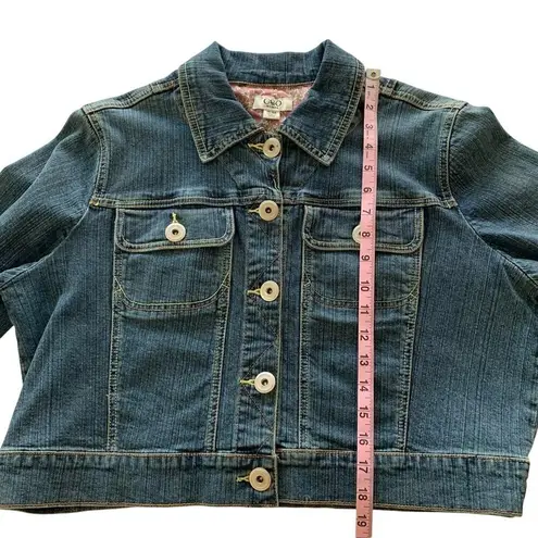 Via Penny Lane Reworked Apparel | The Beatles Yellow Submarine Denim Jacket Blue Size 14