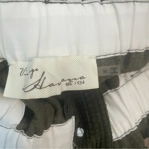 Vintage Havana Corduroy Paperbag Waist Trouser Pants Size Medium