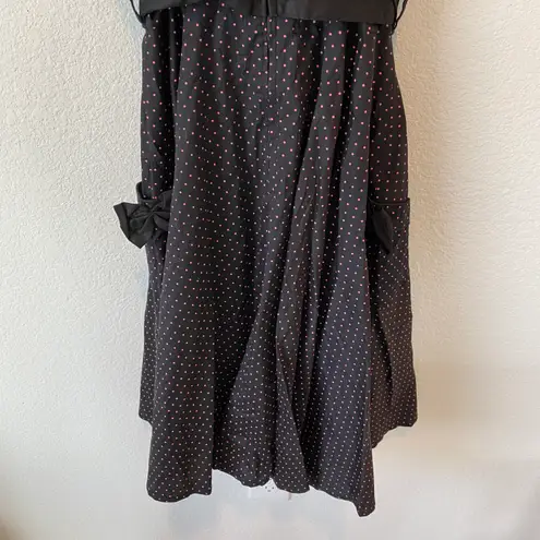Hell Bunny Martie Polka Goth Dress in Size XS