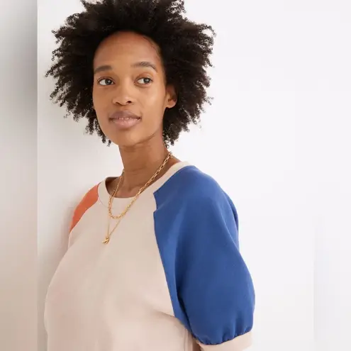 Madewell  Short Sleeve‎ Color-block Sweatshirt Women’s Size XXS