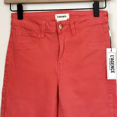 L'Agence NWT Margot High Rise Skinny Jean in Hibiscus - Size 25