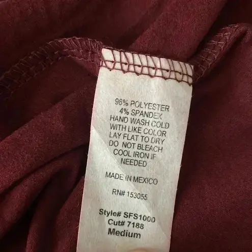 Hippie Chic 🆕 Raisin Side-Slit Maxi Skirt Burgandy M🆕