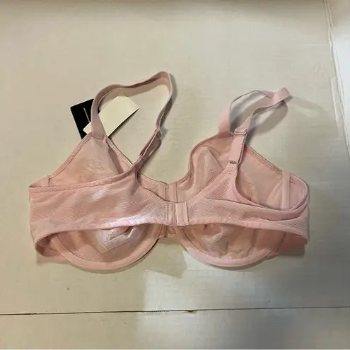 Wacoal Bra Visual Effects Minimizer Bra Ballet Slipper Pink Sz 40D NWT #857210