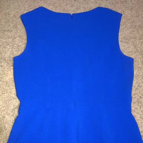 Dress the Population Elle Queen Anne Sweetheart Midi Dress Electric Blue XL