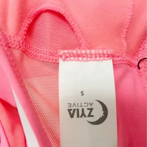 Zyia NWT Active Hot Coral Pink All Star Sports Bra One More Rep Size Small NEW