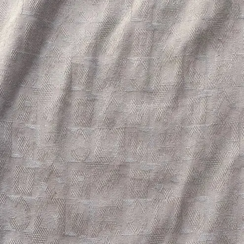 Garnet Hill Textured Organic Cotton Pleated Trousers Pants Braided Belted Size 8