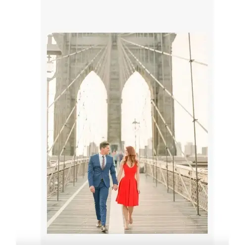 La Petite Robe di Chiara Boni Corie Dress Orange Womens Size 42 US 6