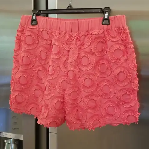 Trina Turk 💕💕 Lonni Short ~ Vista Voile Watermelon Red 6 NWT