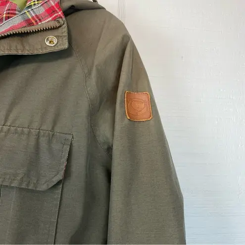 Penfield Kasson Army Green Zip Up Mountain Parka 60/40 Jacket Hooded Pockets S