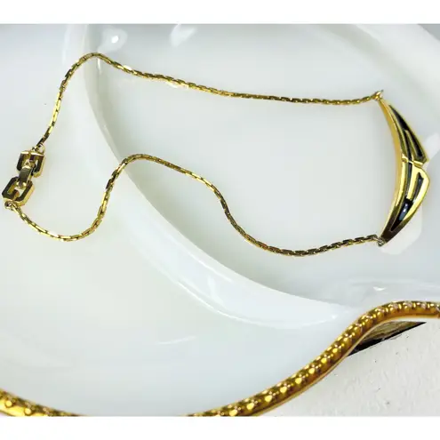 Givenchy Couture Gold Abstract Logo Necklace