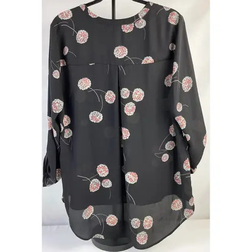 danielrainn Black Floral Print V