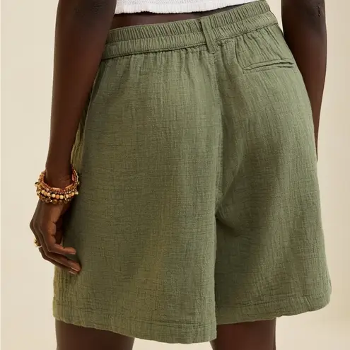 Aerie NWT  Crinkle Gauze Trouser 7” Short Size small thumbnail 4