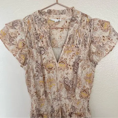 By The River Floral Cottagecore Dress Size Small Brown