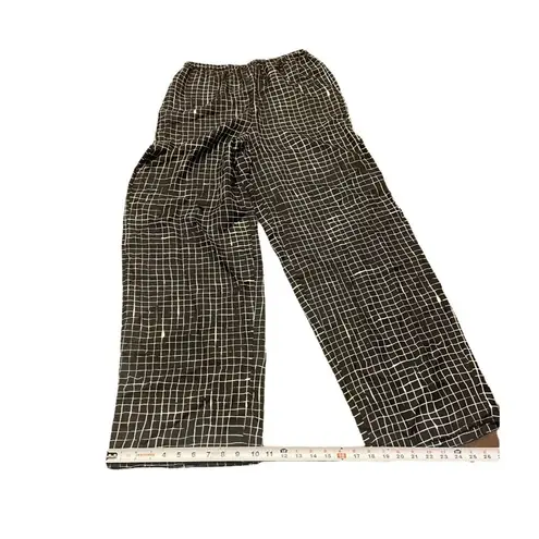 Theory  Black Silk Pull-On Pants Women’s Size M Pockets Relaxed‎ Fit Wide Leg NWT