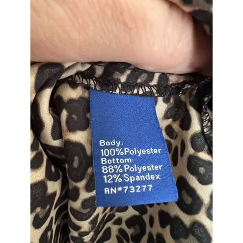 Apt. 9  leopard print bodysuit size L‎