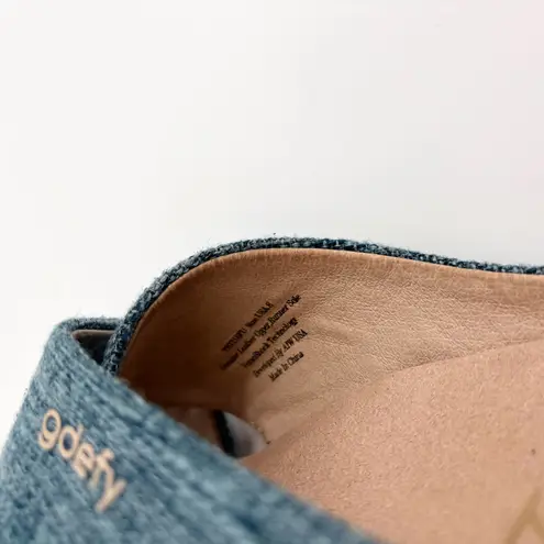 Gdefy Gravity Defyer Veltal Women's Slide Sandals Size 8 Blue