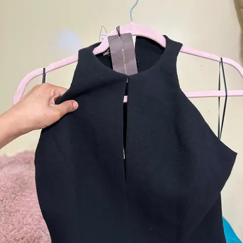 Bottega Veneta Halter Dress in Black Lana Vergine 2012 Vergine Wool long dress