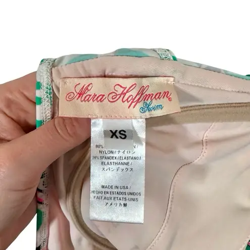 Mara Hoffman Cosmic Fountain Long Line Underwire Cami Bikini Top