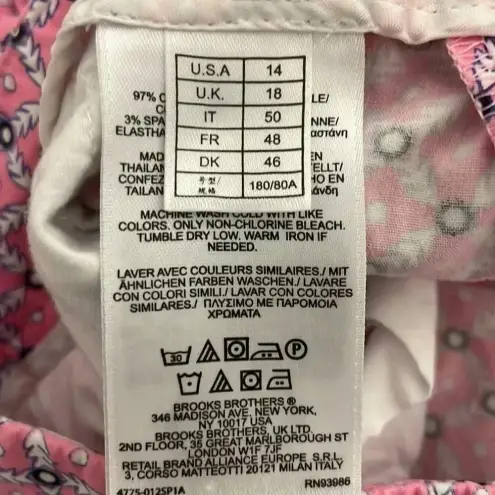 Brooks Brothers  346 Pink and Blue Women’s Shorts Size 14
