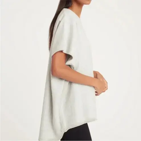 Cuyana  Oversized Baby Alpaca Sweater in Grey Regular size