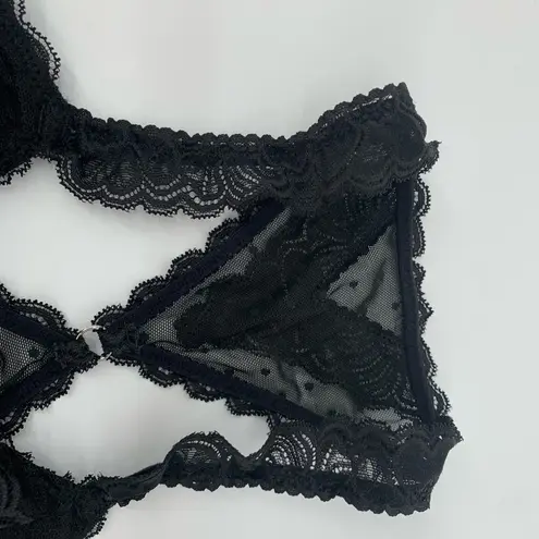 Aerie  Black Lace Bralette Racerback size M