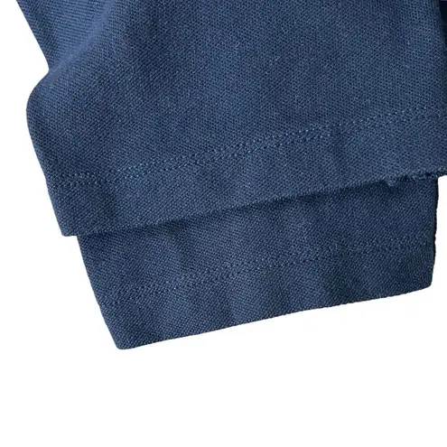 Aether Cropped Travel Pants Women’s Size XS Navy Blue Elastic Waist Split Hem