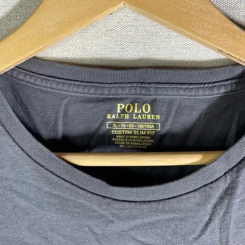 Polo Used Ralph Lauren T-Shirt size XL custom slim fit grey