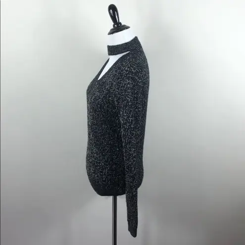 Endless Rose Sweater Choker Neck Sweater Top