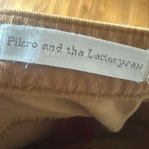 Pilcro and the Letterpress High Rise Skinny Brown Corduroy Pants