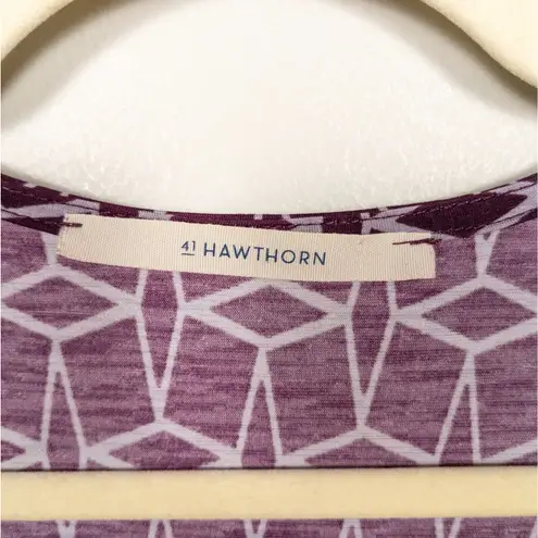 41 HAWTHORN Stitch Fix Dark Purple Valerie Wrap Top Sleeveless Women's Small
