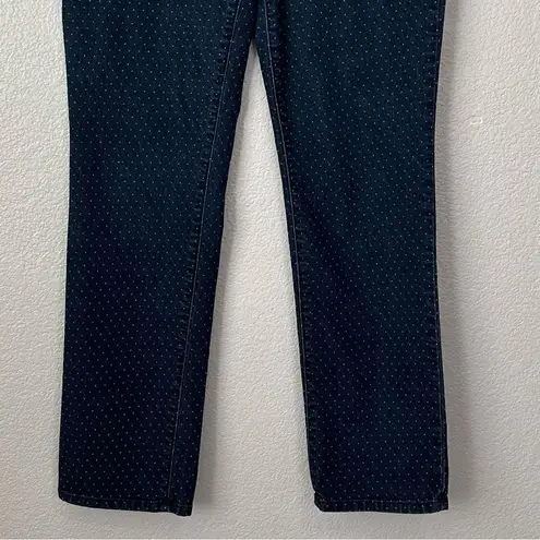 Chico's Chico’s Dark Blue White Polka Dots Jeans