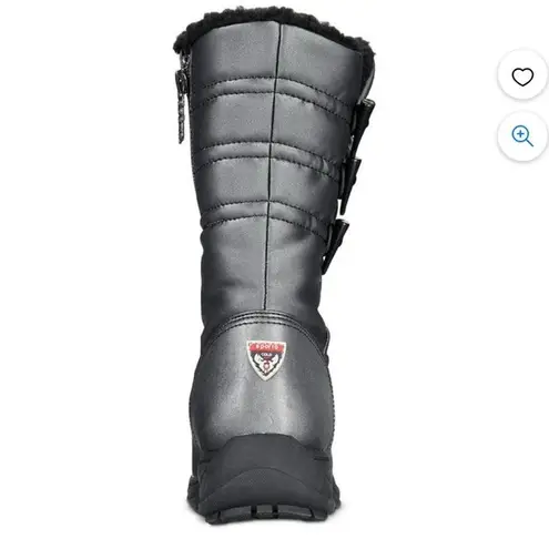 Sporto Gray Winter Boots with Waterproof Material and Insulated Pewter, Size 7